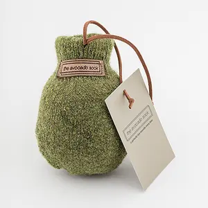 Best Reusable Speed Gently Ripening Avocado Natural Lanolin Warm Wool Knitted Pouch Made Of Natural Products Canadian Made