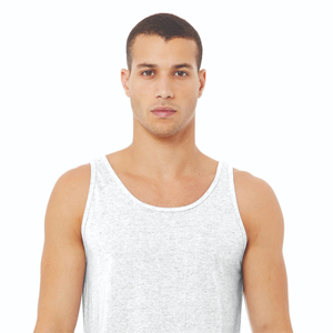 Lado cosido al por menor ajuste Casual 100% Airlume anillo peinado hilado algodón/fibra de bambú 32 solo 4,2 oz profundo Unisex botón Jersey tanque - Product Image 4