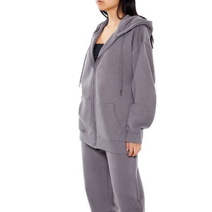 Sweat-shirts à capuche pour femmes en coton 100% avec impression personnalisée, manches longues d'hiver avec col à capuche, sweat-shirts lavés multicolores - Product Image 2