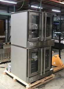 Four à convection commercial neuf et original, double niveau, pleine taille, gaz naturel, avec roulettes, certifié NSF - Product Image 5
