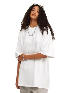 เสื้อยืดโอเวอร์ไซส์คุณภาพสูงสำหรับทุกเพศ ผลิตจากผ้าฝ้าย 100% เนื้อหนา พิมพ์ลายได้ตามต้องการ ดีไซน์ไหล่ตก ลายเรียบ แห้งเร็ว - Product Image 6