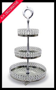 Crystal Chandelier 3 Tier Centerpiece Unique Design Luxury <b>Table</b> Top <b>Decoration</b> Metal Crystal Chandelier for <b>Decoration</b> - Product Image 3