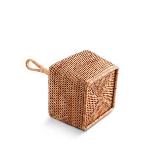 Porte-ustensiles carré en rotin naturel, fait main, écologique, moderne, multi-usage, Artex Green Earth, fabriqué à Hanoï, Vietnam - Product Image 3