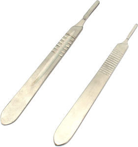 Sialkot-mango de acero inoxidable para bisturí, hoja afilada desmontable, Instrumentos dentales quirúrgicos, quirúrgicos, paquistaníes - Product Image 4