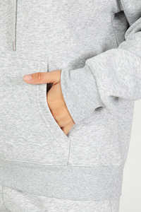 Women's Tracksuit In Classic <b>Grey</b> Pullover Hoodie Regular Fit Joggers Running Sweat Suits - Product Image 5
