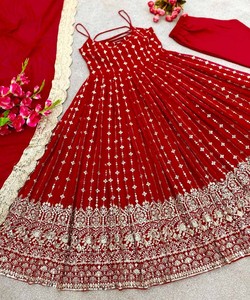 Mesdames Coton Reyon Kurtis Dernier Design de Mode Veste Anarkali Dupatta pour Femmes Indien Pakistanais Vente en Gros Robe ApparelGarment - Product Image 6