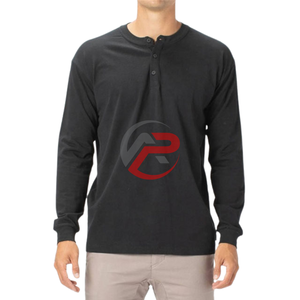 Camisa de algodón de manga larga con estampado de la mejor calidad para hombre, poliéster de algodón transpirable y de secado rápido con diseño de patrón sólido - Product Image 1