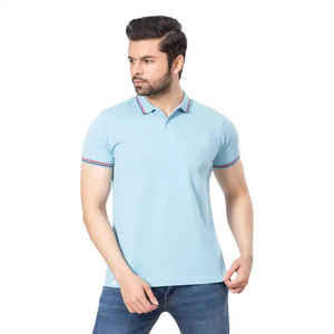 Wholesale Custom OEM Men's for Polo Shirt Summer Breathable 200 Gram Quick-Drying Knitted <b>Fabric</b> Casual Style Plain Colors - Product Image 5