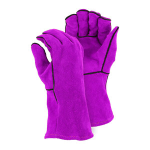Nouvelle conception de gants de soudage en cuir durables avec protection complète des doigts Meilleure vente de gants de soudage en cuir léger - Product Image 5