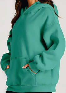 Sudaderas con Capucha Tejidas para Mujer, Sudaderas Extra Grandes de Forro Polar, Suéteres de Manga Larga para Otoño e Invierno con Estilo - Product Image 3