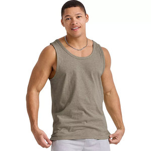 Camiseta deportiva sin mangas para hombre, ecológica, de poliéster reciclado, sostenible, antibacteriana, para fitness. - Product Image 5