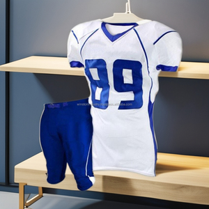 Vente en gros d'uniforme de football américain personnalisé Haut à séchage rapide avec nouveau style de respirabilité grande taille - Product Image 1