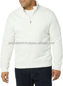 Unisex 6XL Oversize Heavyweight 1/4 Zip Pullover Hoodie 100% French Cotton Plain Quarter Half Turtleneck <b>Sweatshirt</b> Print - Product Image 4