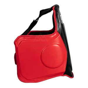 Protecteur de corps en cuir de haute qualité pour arts martiaux personnalisable protège-ventre de boxe conception de garde de poitrine Type factice - Product Image 3