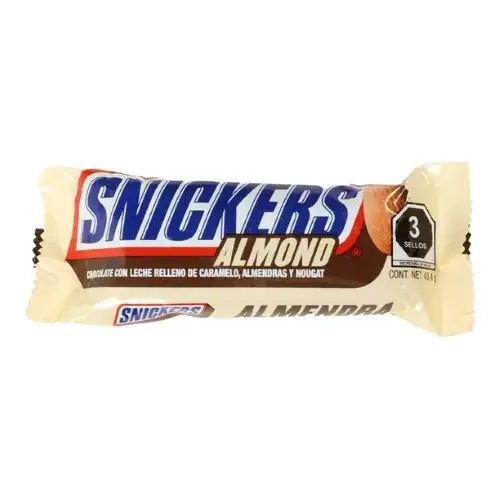 Asli permen Snickers Almond Sandwich susu kacang lezat coklat Bar makanan ringan