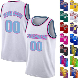 Vêtements de sport en gros uniforme de basket-ball séchage rapide respirant de haute qualité sublimation broderie matériel sergé maillot de basket-ball - Product Image 2