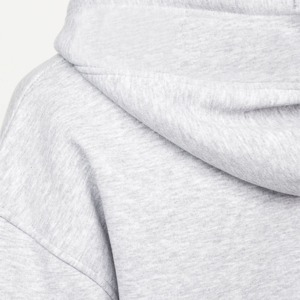 Haut de sport décontracté à capuche pour femme en tricot d'hiver de haute qualité avec badge, imprimé épaissi, séchage rapide, 100% coton, coupe régulière - Product Image 4