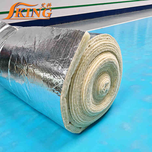 ISOKING <span class=keywords><strong>Rouleau</strong></span> <span class=keywords><strong>de</strong></span> <span class=keywords><strong>laine</strong></span> <span class=keywords><strong>de</strong></span> fibre <span class=keywords><strong>de</strong></span> <span class=keywords><strong>verre</strong></span> prédécoupé 12k 50mm 10m <span class=keywords><strong>de</strong></span> longueur Couverture en <span class=keywords><strong>laine</strong></span> <span class=keywords><strong>de</strong></span> <span class=keywords><strong>verre</strong></span> avec revêtement en feuille d'aluminium ISOKING - Product Image 2