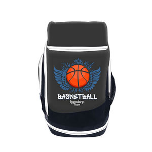 Sac à dos d'équipe personnalisé OEM, sublimation, souple, pliable, fermeture éclair, grande capacité, sac de sport, sac d'école, sac de voyage, équipe de jeunes, SSB-0046 - Product Image 5