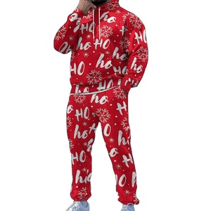 Ensemble de survêtement sportif pour homme de haute qualité, impression personnalisée, ensemble de survêtement 2 pièces avec sweat-shirt et pantalon de jogging, tailles plus grandes pour hommes en 2026 - Product Image 6