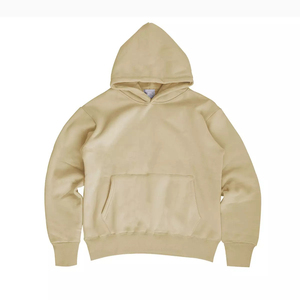Logo personnalisé sans cordon de serrage pull à capuche surdimensionné sans ficelle, sweat à capuche pour hommes sans cordes en coton lourd sweats à capuche et sweat-shirts pour hommes - Product Image 1