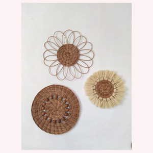 Artisan Woven Rattan & Seagrass <b>Wall</b> Accent 2025 Exclusive Handcrafted Decor <b>for</b> Elegant Interiors - Product Image 2