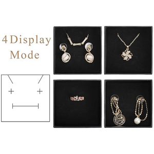 Boîte à bijoux taille personnalisée papier de carton de haute qualité à usage multiple pour le stockage de montres et de lunettes - Product Image 2