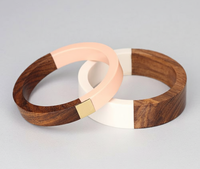 Pulseras de Resina Acrílica de Moda Unisex para Fiestas, Pulseras Gruesas de Resina Acrílica de Varios Colores, Venta al por Mayor Personalizada
