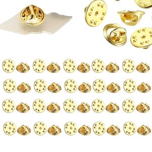 Lot de 25 épingles à cravate dorées avec fermoir papillon et dos à pression, pour la création de badges, insignes et citations - Product Image 3