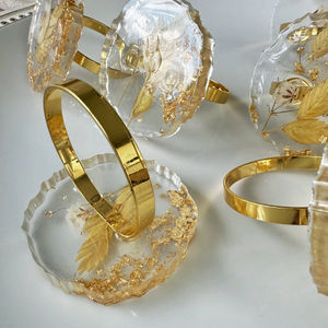 <b>Resin</b> Napkin <b>Ring</b> Restaurant Wedding Party Table Decorative Handmade Manufacturer <b>Resin</b> Napkin <b>Rings</b> Customized Napkin <b>Ring</b> - Product Image 1