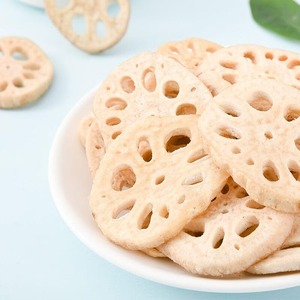 Délicieuses chips de racines de lotus séchées prix le plus bas racines de lotus séchées tranchées vente directe d'usine au Vietnam - Product Image 2
