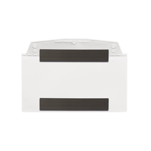 Portadocumenti Magnetico 1/3 DIN A4 Bianco 2 Strisce Magnetiche Confezione da 10-SD2M/1310-02 - Product Image 2