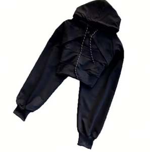 Entrenamiento Crop Hoodie Mujeres Gimnasio Activewear OEM Diseño personalizado Fabricante de fábrica - Product Image 6