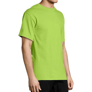 T-shirt en microfibre à séchage rapide pour hommes à la mode Matériau mixte Hommes Logo personnalisé imprimé hommes T-shirt de haute qualité - Product Image 3