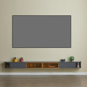 <span class=keywords><strong>Meuble</strong></span> <span class=keywords><strong>TV</strong></span> mural <span class=keywords><strong>suspendu</strong></span> de luxe léger, style moderne et épuré, idéal pour salon et petit appartement - Product Image 1