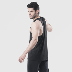 Vente en gros de débardeurs de gym décontractés pour hommes, vêtements de sport d'été de style gilet, vêtements légers, débardeurs à coupe emmanchure pour hommes - Product Image 5