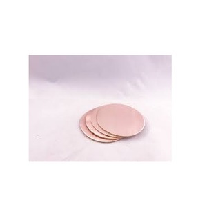 Premium Quality 100% Copper Coaster Customized Size Hot <b>Sale</b> New Design Table Decor Copper Coaster <b>for</b> Best Selling Product - Product Image 2