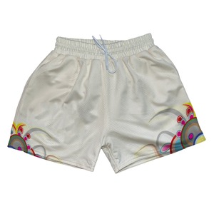 Shorts de sport décontractés pour hommes grande taille à séchage rapide, en maille, 100 % polyester, légers, imprimés, taille mi-haute élastique, faible MOQ, tricotés - Product Image 4