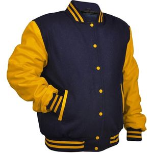 Veste de baseball en gros pour hommes, fabrication sur mesure, unisexe, toile 100% coton, couleurs et logo personnalisés, service OEM, hiver - Product Image 6
