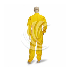 Yellow Unisex <b>Heavy</b>-<b>Duty</b> <b>Zippers</b> Cotton Bee Suit Sting-Proof Apiary Safety Uniform High Visibility Manufactured Apiculture - Product Image 3
