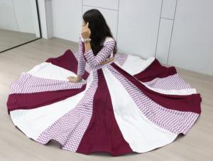 Algodón de rayón puro étnico de alta calidad con espejo y trabajo de cauri Lehenga Choli mujer fabricante de moda de la India - Product Image 6