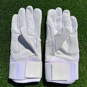 Gants de frappeur de baseball réglables pour hommes prix d'usine personnalisé populaire en cuir pour adultes - Product Image 4