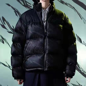 OEM Custom logo Puffer <b>Jacket</b> Unisex Coat Custom Stand <b>Collar</b> Outdoor Puffer <b>Jackets</b> - Product Image 5