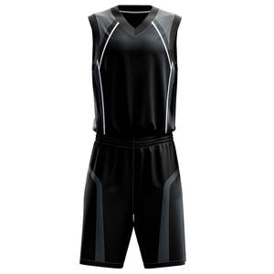 Ensemble de maillots de basket-ball personnalisés de qualité supérieure, respirant, antibactérien, séchage rapide, uniforme avec taille plus pour toutes les saisons - Product Image 3