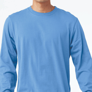 Camiseta de manga larga de alta calidad para hombre, ropa de algodón lisa en blanco, camiseta de manga larga transpirable con cuello redondo, ropa de calle para hombre - Product Image 4