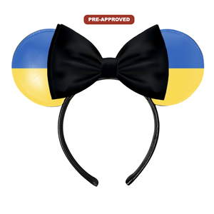 Diadema Personalizada Hecha a Medida con Orejas de Ratón, Diseño Pre-Aprobado para Ucrania H.E.R. Accesorios - Product Image 1