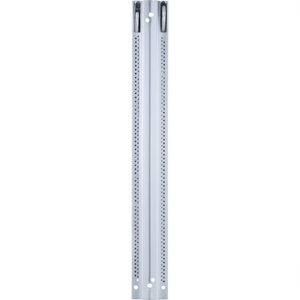 White Aluminum Steel <b>Wall</b> <b>Rail</b> 2000mm Single-Row Perforation ELEMENT SYSTEM Hooks & <b>Rails</b> - Product Image 3