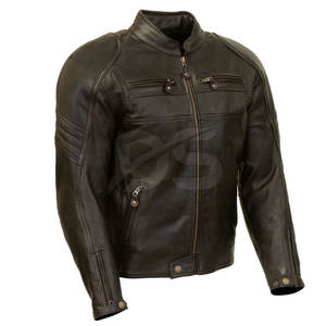 Chaqueta de Motociclista de Cuero Genuino, Elegante, Ecológica, Ligera y Protectora para Motociclistas Urbanos - Product Image 2
