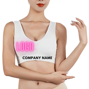 Débardeur sans couture grande taille pour femme, respirant, pour yoga et fitness, avec coussinets de poitrine et sans armatures, maintien simple et élevé - Product Image 3