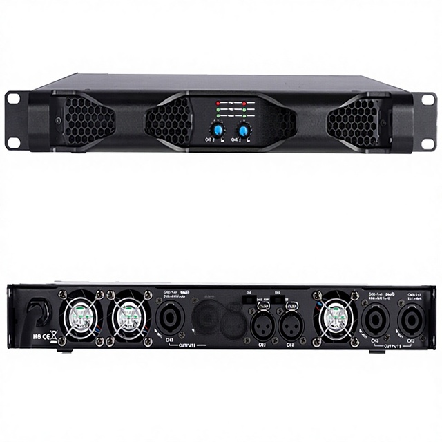 Class D Power Amplifier Compact Design D4180 1800W*4
